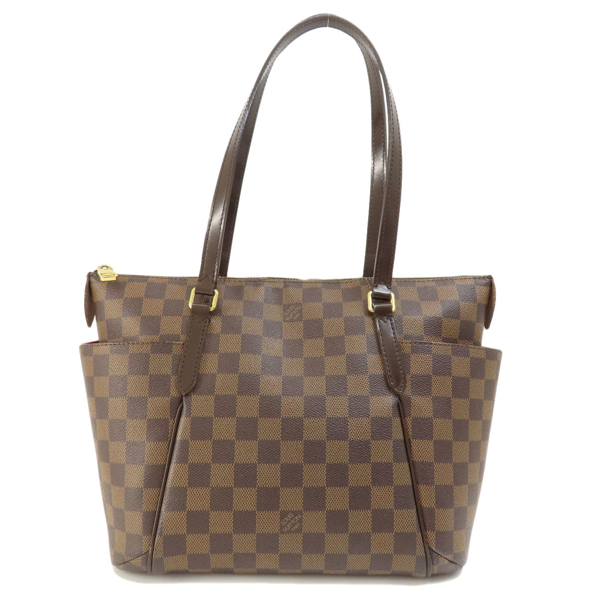 Louis Vuitton Totally PM Damier Ebene Tote Bag Canvas