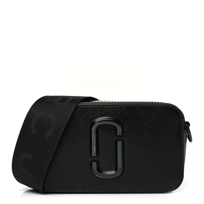 Marc Jacobs Saffiano Snapshot Camera Bag Black