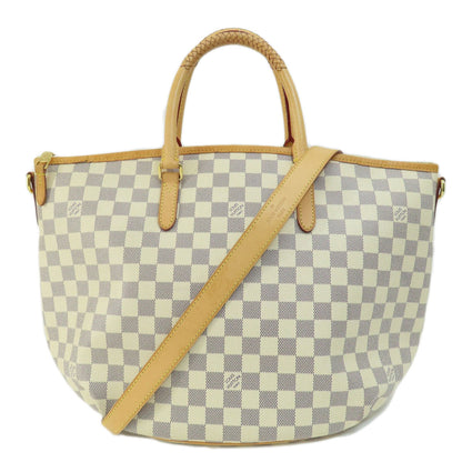 Louis Vuitton Riviera MM Damier Azur Tote Bag Canvas