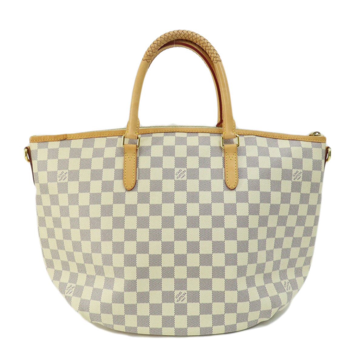 Louis Vuitton Riviera MM Damier Azur Tote Bag Canvas
