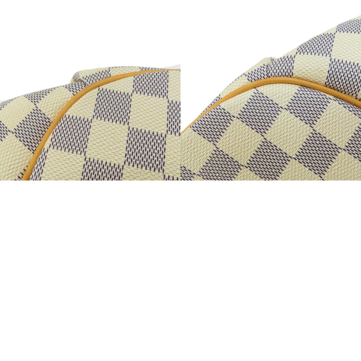 Louis Vuitton Riviera MM Damier Azur Tote Bag Canvas
