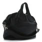 Givenchy Calfskin Crocodile Embossed Medium Nightingale Black
