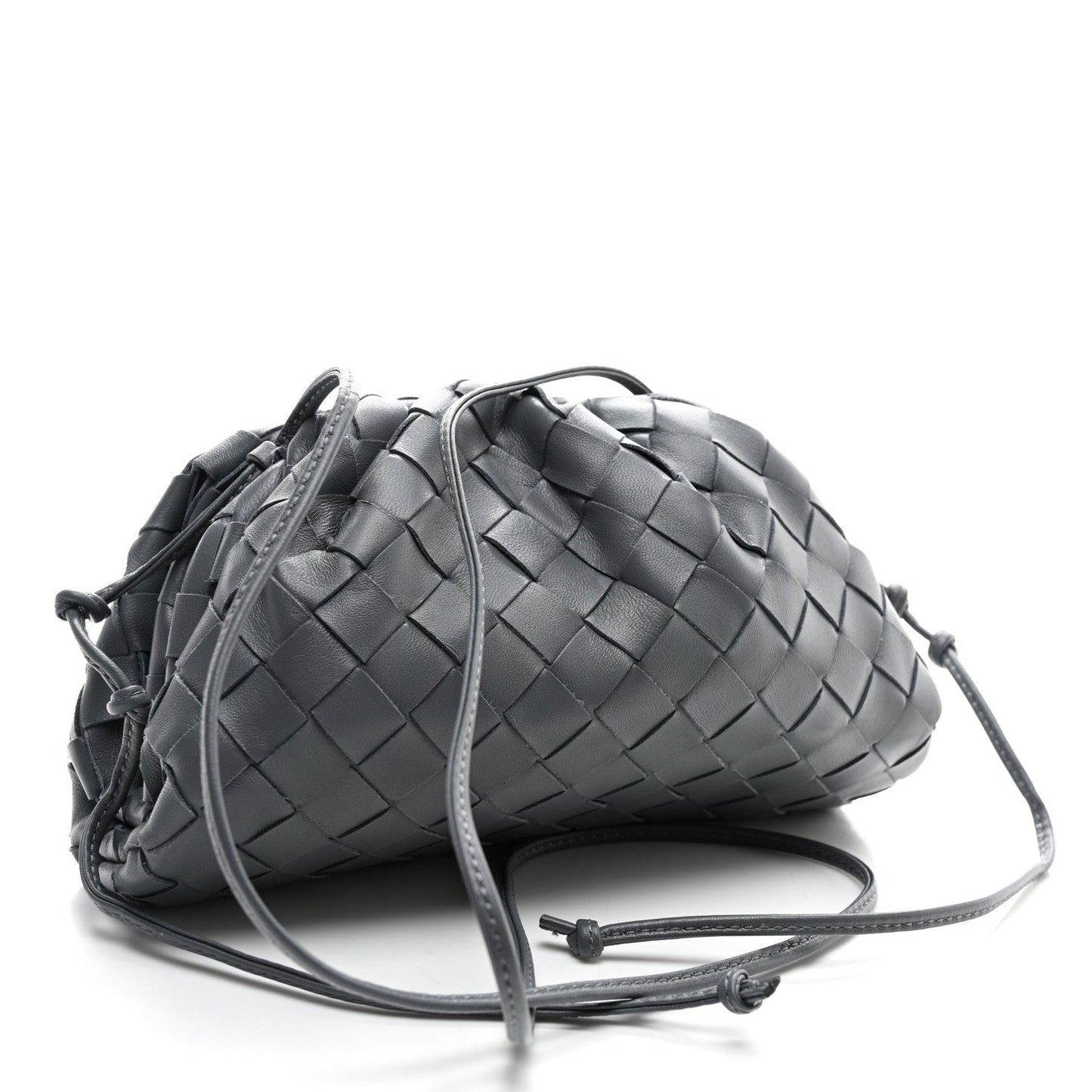 Bottega Veneta Nappa Intrecciato The Mini Pouch Thunder