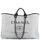 CHANEL Deauville Tote Raffia XL