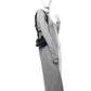 Amelia Boarded Dyana Lux Calfskin Web Monochrome Mini Bamboo 1947 Top Handle Bag Black