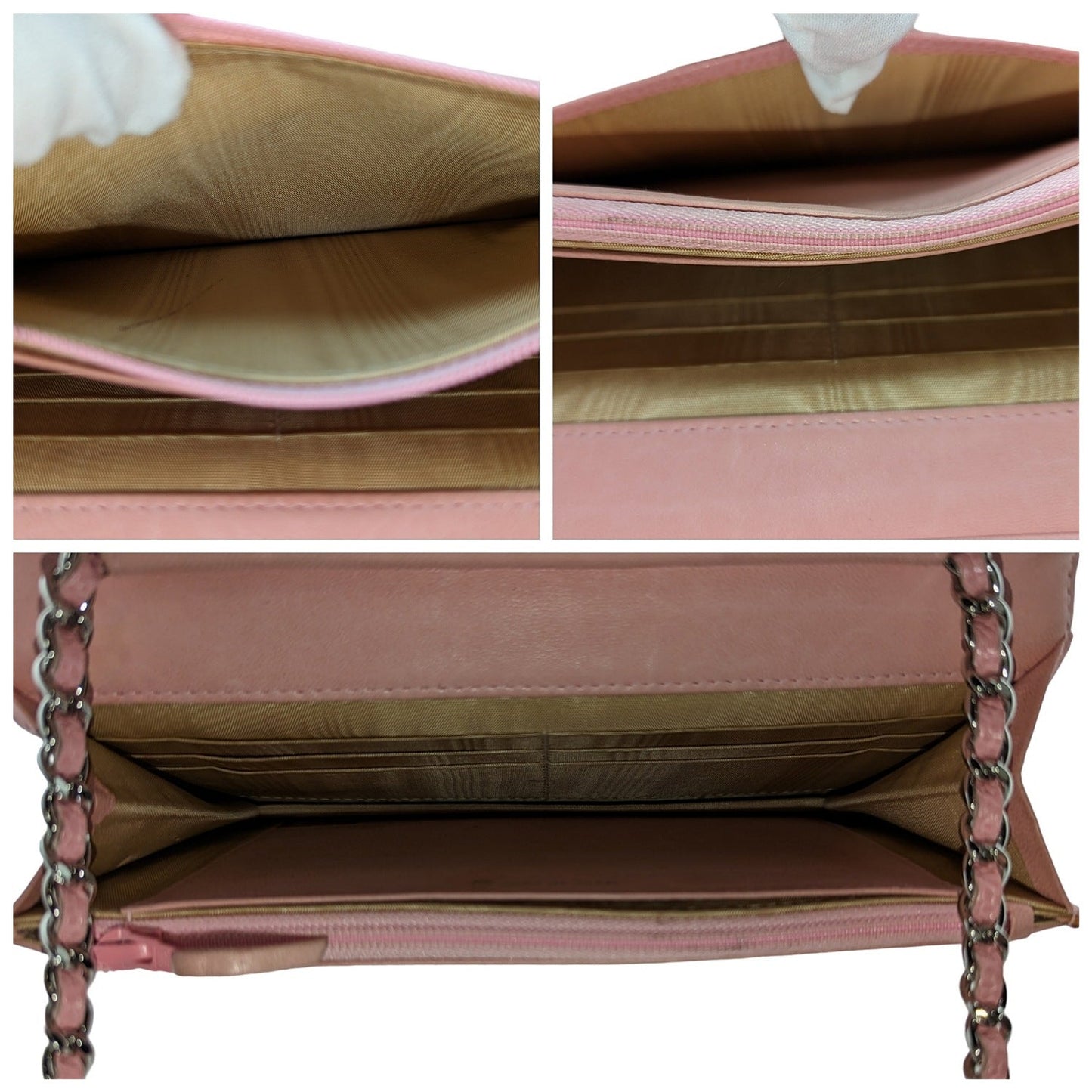 Chanel bag   Pink Caviar Timeless Wallet On Chain WOC