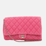 Chanel Envelope Clutch with Chains Pink Caviar Leather, 2013-2014