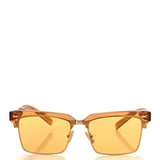 Miu Miu Acetate Square SMU10Z Sunglasses Transparent Caramel