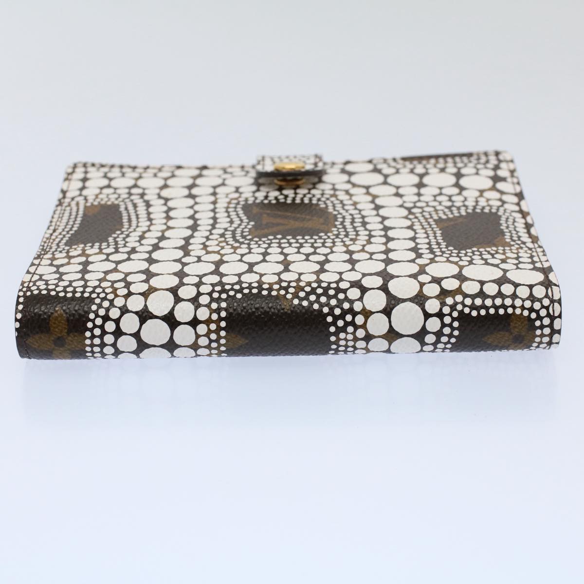LOUIS VUITTON Yayoi Kusama Agenda PM Day Planner Cover White R21131 Auth 56462A