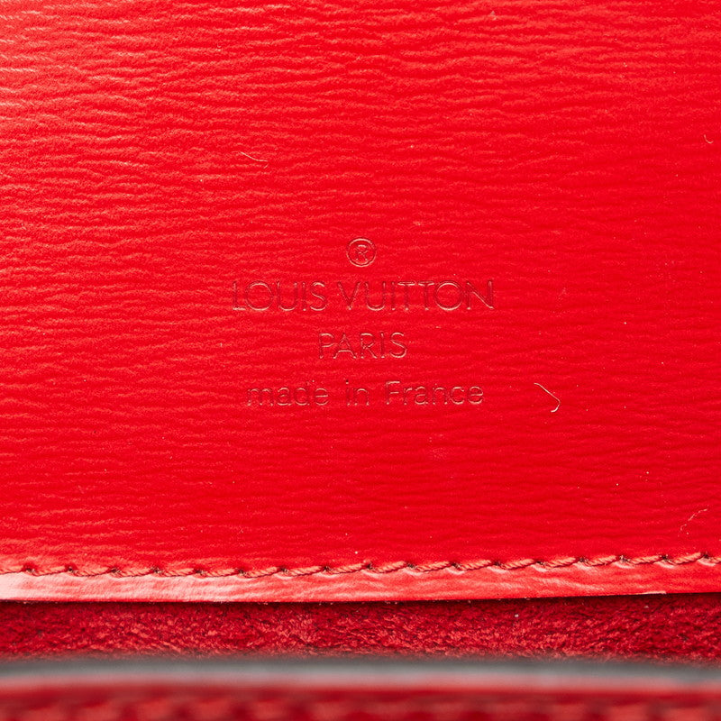 Louis Vuitton Epi Clooney Shoulder Bag M52257 Castilian Red Leather  Louis Vuitton