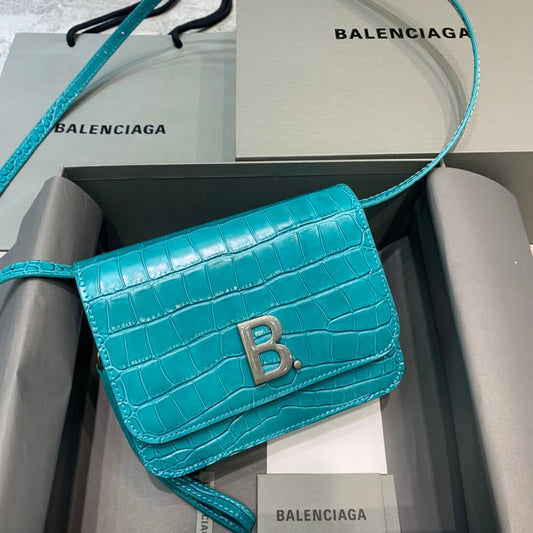 BLN-Ciaga Bolso Bandolera B In Blue, For Women,  Bags 7in/18cm
