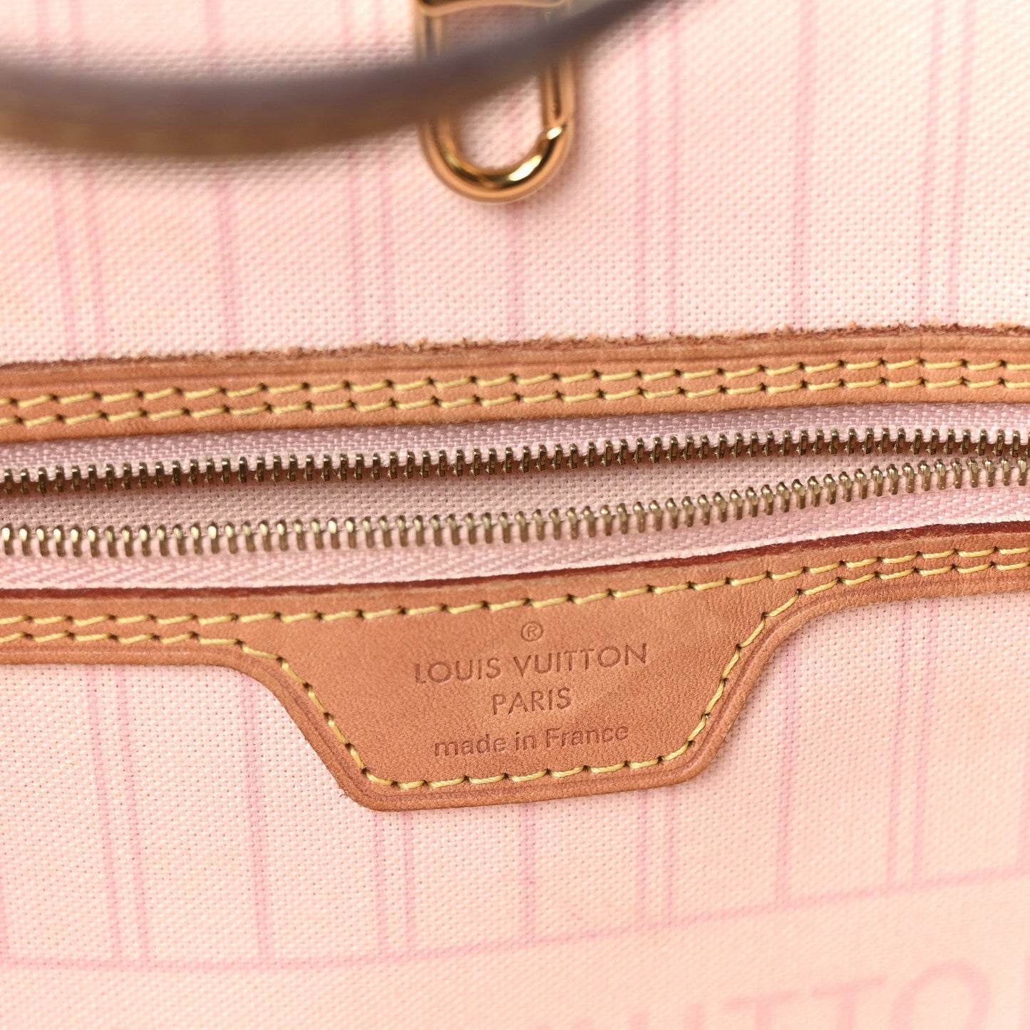 Louis Vuitton Damier Azur Neo Neverfull MM Rose Ballerine