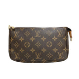 Louis Vuitton Pochette Accessoire  Canvas Clutch Bag