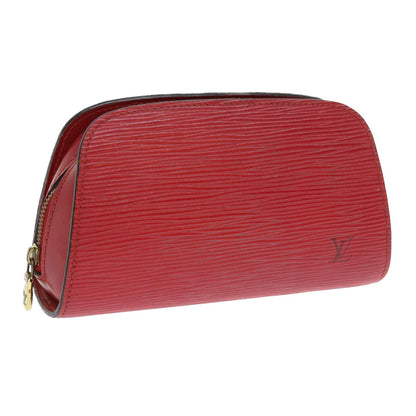 LOUIS VUITTON Epi Dauphine PM Pouch Red M48447 LV Auth 56835