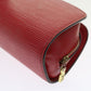 LOUIS VUITTON Epi Dauphine PM Pouch Red M48447 LV Auth 56835