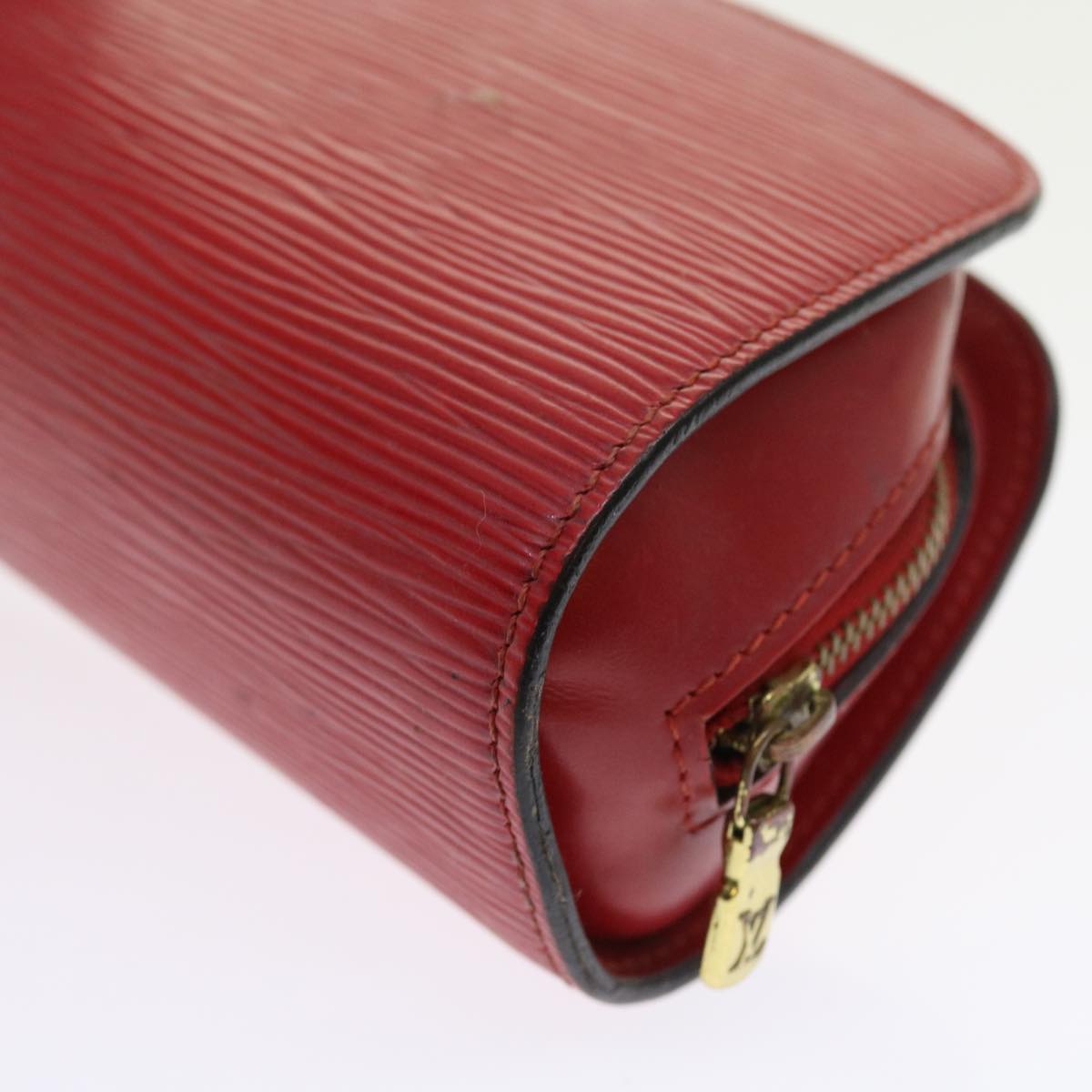 LOUIS VUITTON Epi Dauphine PM Pouch Red M48447 LV Auth 56835