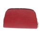 LOUIS VUITTON Epi Dauphine PM Pouch Red M48447 LV Auth 56835