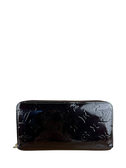 Louis Vuitton Monogram Vernis Amarante Long Zippy Wallet