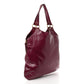 Saint Laurent Patent Tribute Tote Red