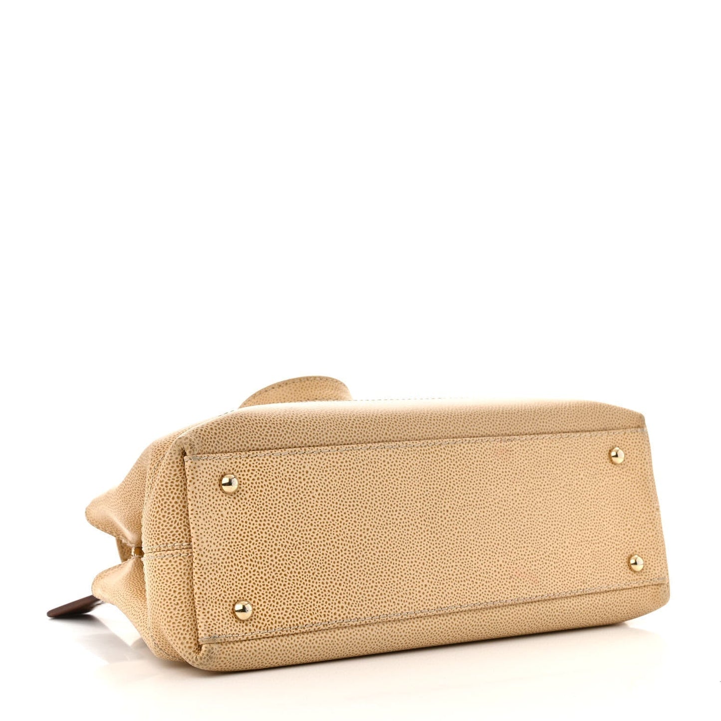 Amelia Caviar CC Shoulder Bag Beige