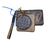 Wallet Luxury Designer By Louis Vuitton In Brown & Gold, Size:Large