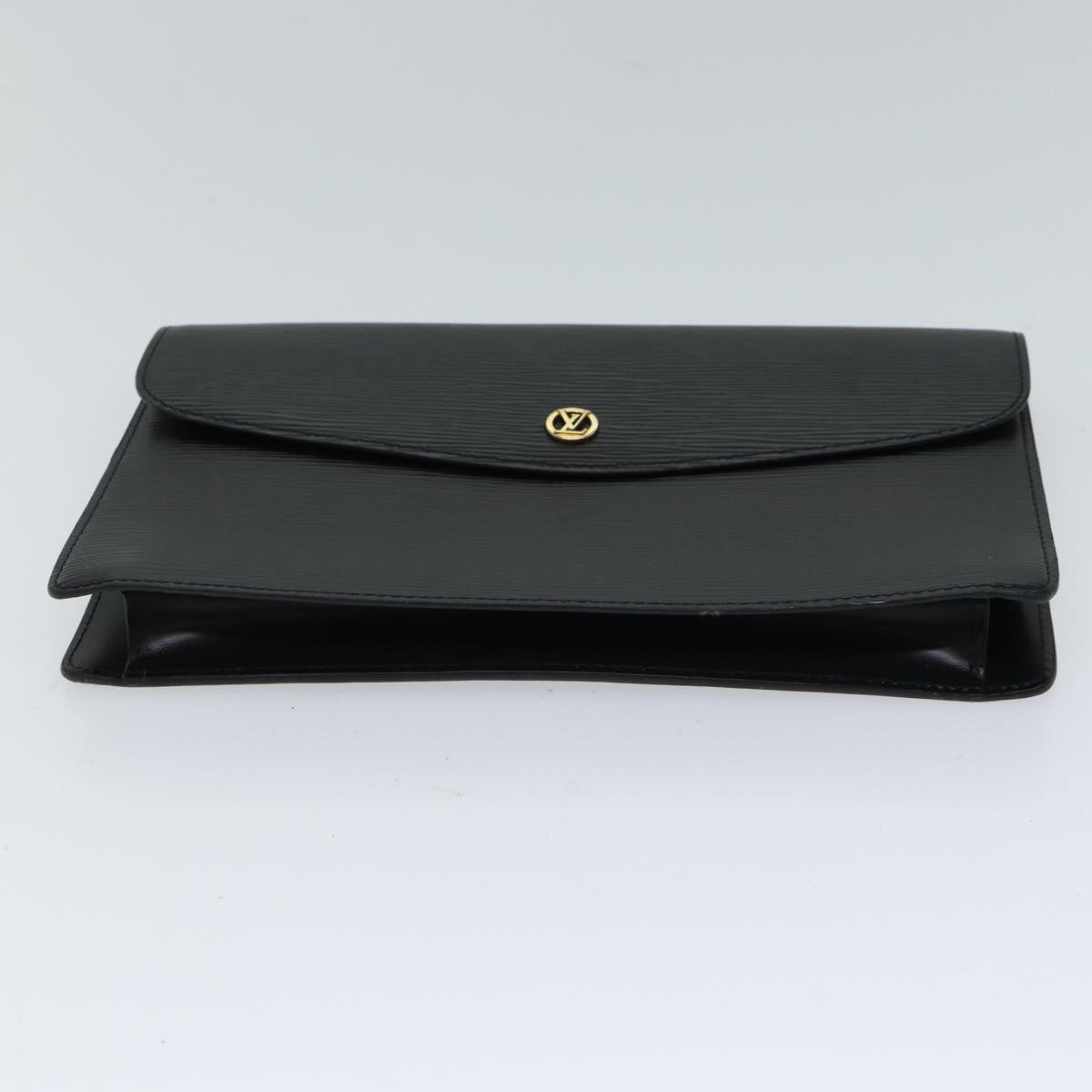Louis Vuitton Epi Montaigne 27 Clutch Bag Black