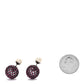Christian Dior Crystal Pearl Dior Tribales Earrings Black Pink