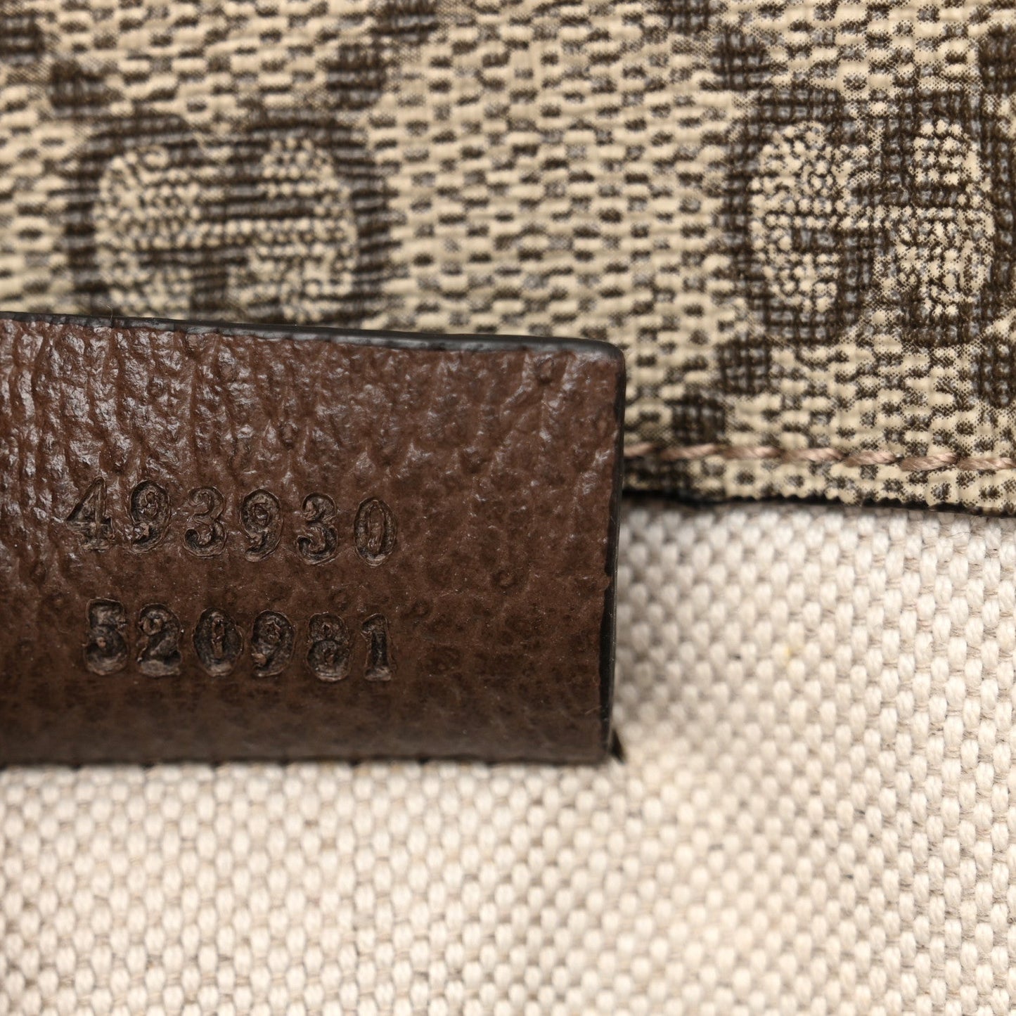 Amelia GG Supreme Monogram Neo      Web Belt Bag Brown