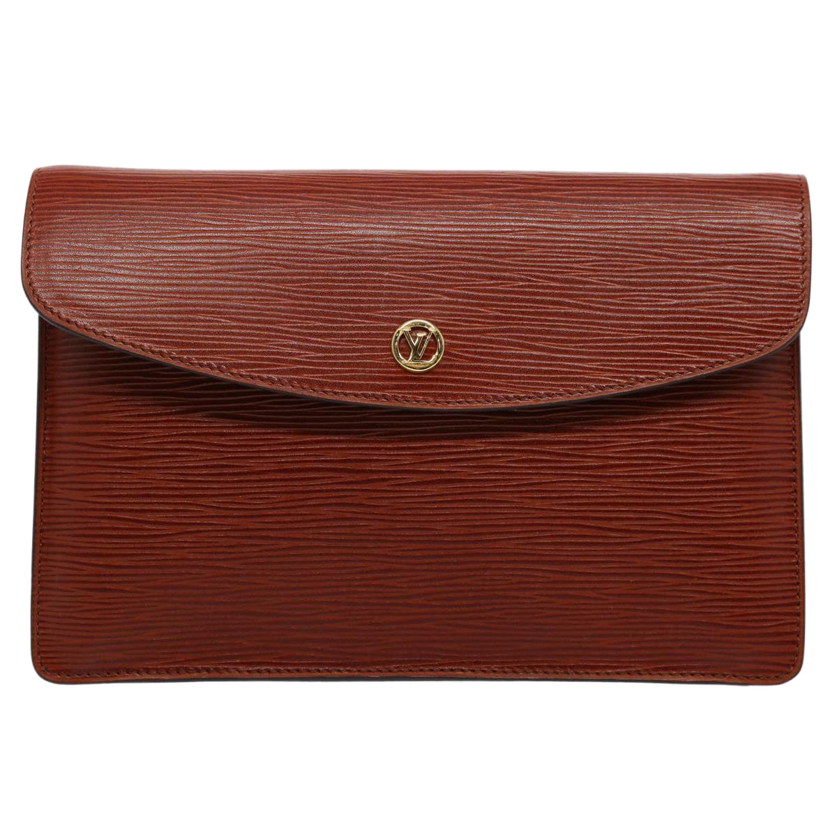 Louis Vuitton Montaigne  Leather Clutch Bag