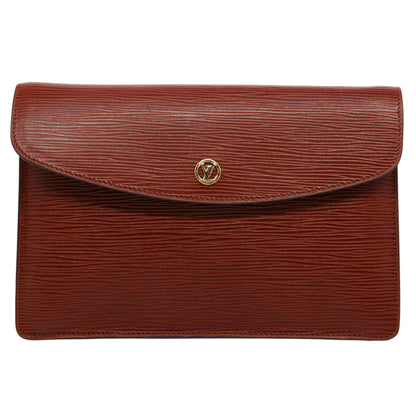 Louis Vuitton Montaigne  Leather Clutch Bag