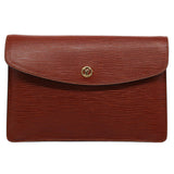 Louis Vuitton Montaigne  Leather Clutch Bag