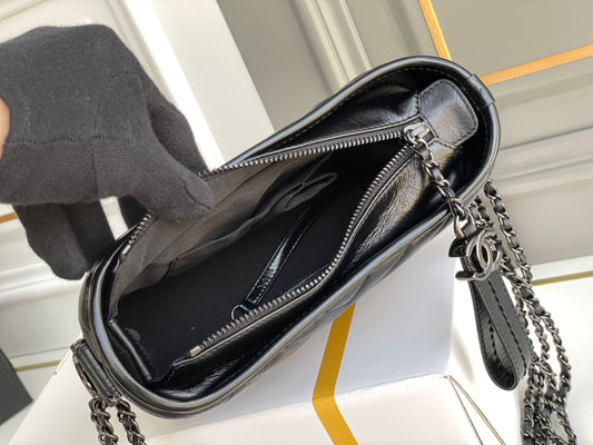 CHL -  CO-CO Gabrielle Hobo Bag Black For Women 7.8in/20cm