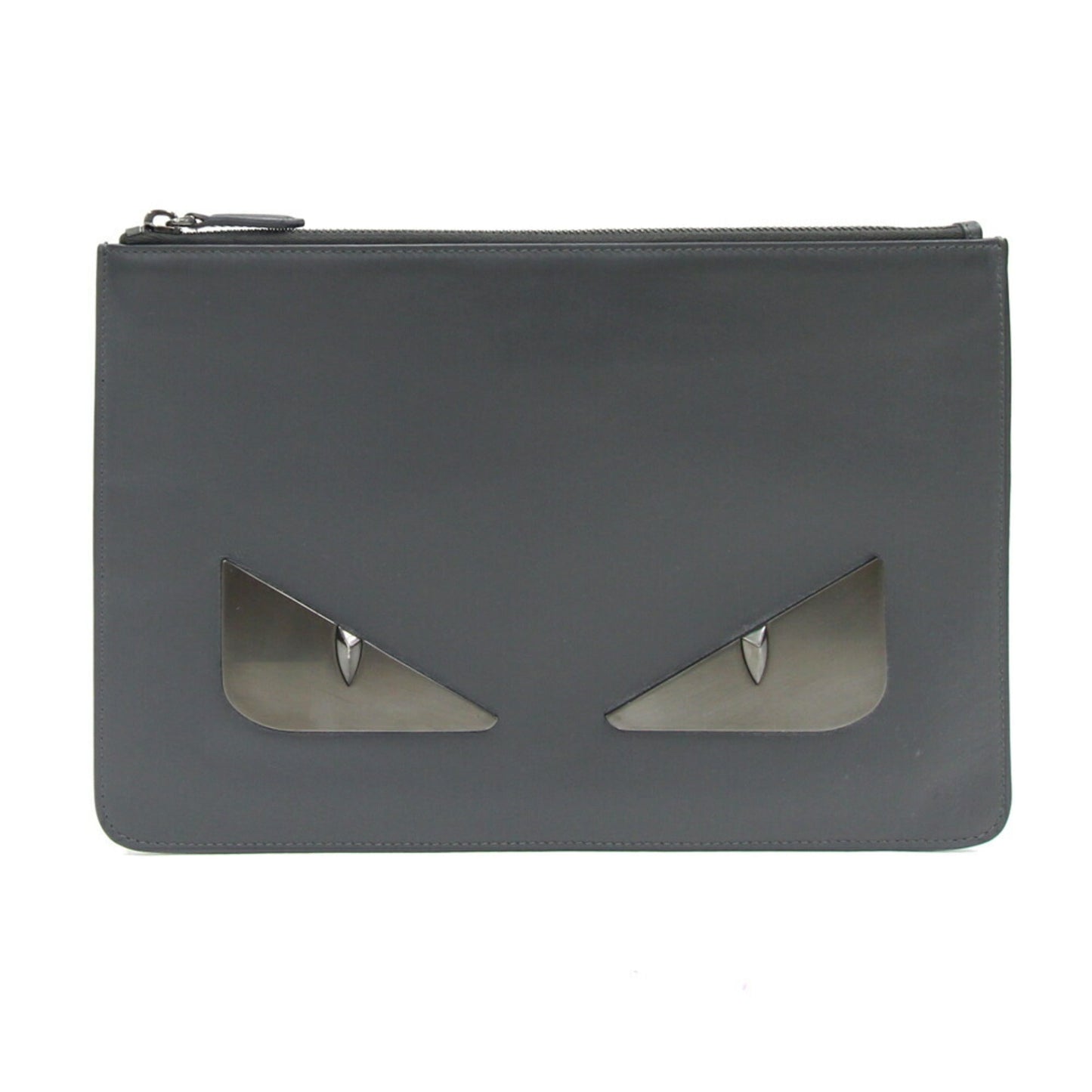 Fendi  Leather Clutch Bag Pouch (Pre-Owned)