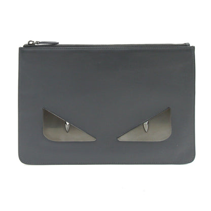 Fendi  Leather Clutch Bag Pouch (Pre-Owned)