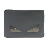 Fendi  Leather Clutch Bag Pouch (Pre-Owned)
