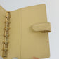 LOUIS VUITTON Epi Agenda PM Day Planner Cover White Yvoire R2005J LV Auth 58113