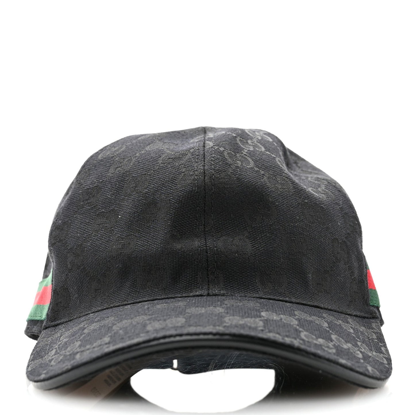 Amelia Monogram Web Baseball Hat XL Black