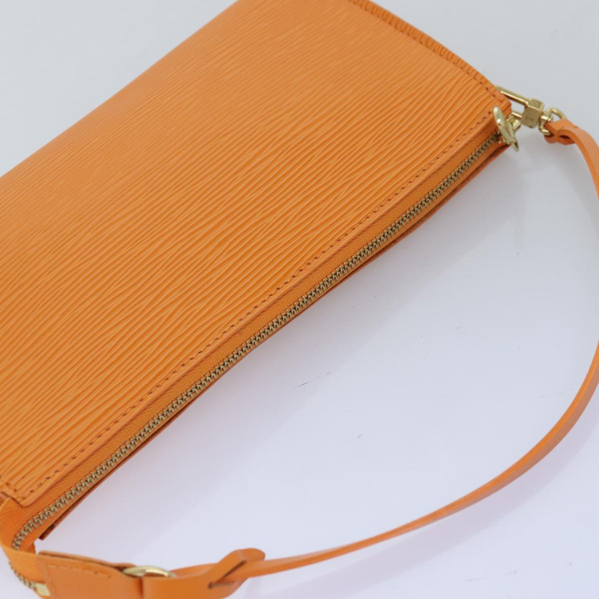 Louis Vuitton Pochette Accessoire  Leather Clutch Bag