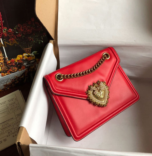DG Medium Devotion Bag Red For Women 8.1in/20.5AmeliaDG