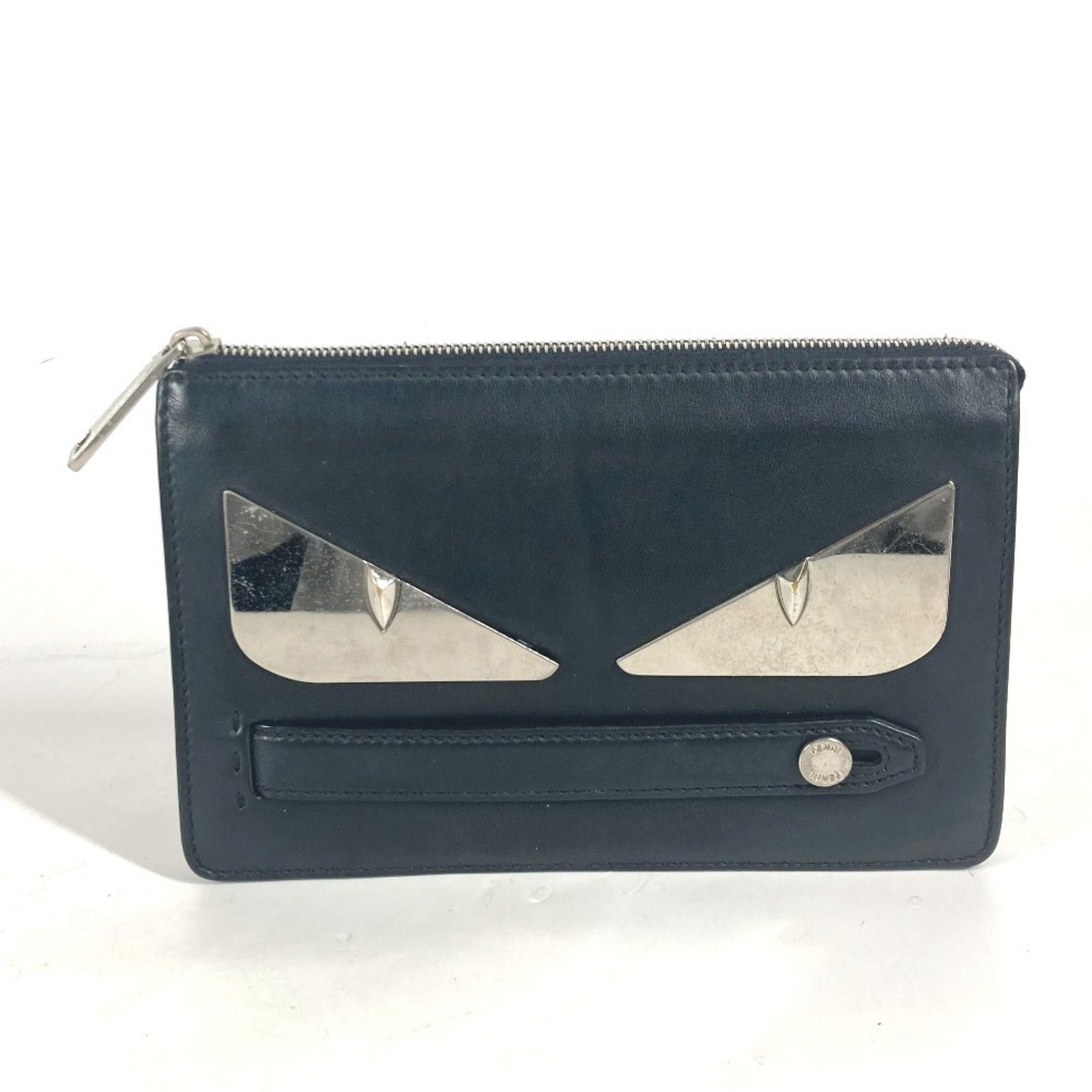 Fendi   Leather Clutch Bag Pouch (Pre-Owned)