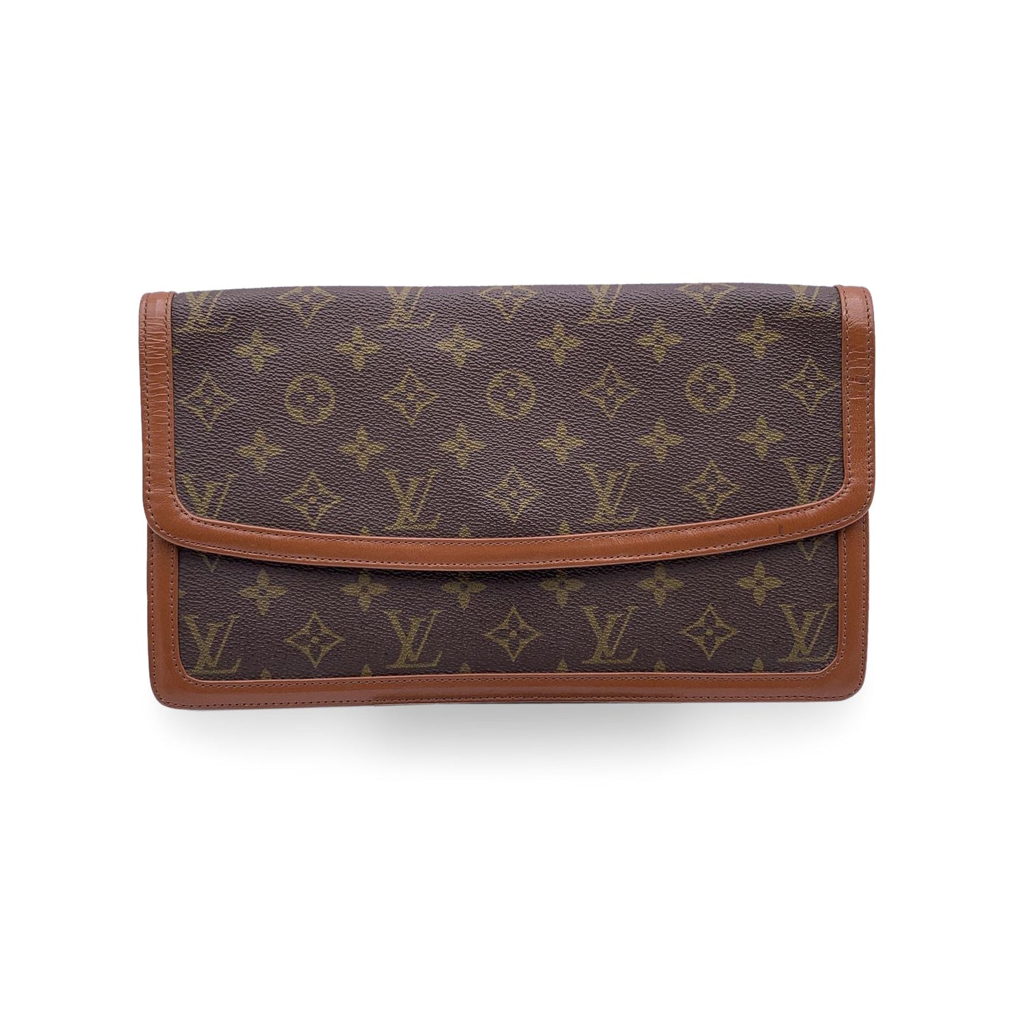 LOUIS VUITTON   Monogram Canvas Pochette Dame Clutch Bag