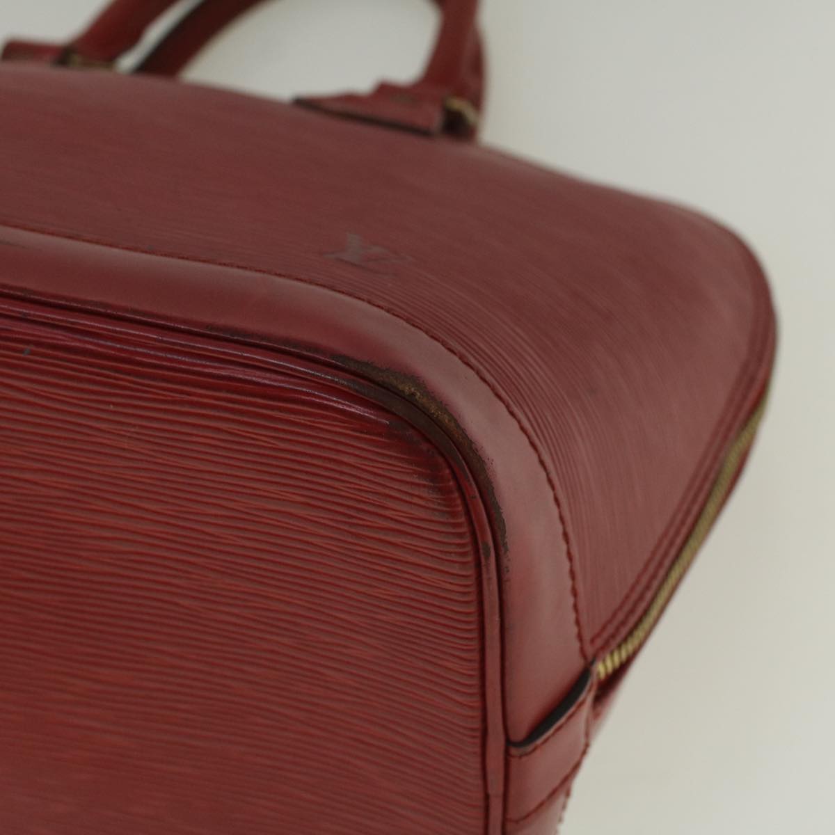LOUIS VUITTON Epi Alma Hand Bag Castilian Red M52147 LV Auth 59214
