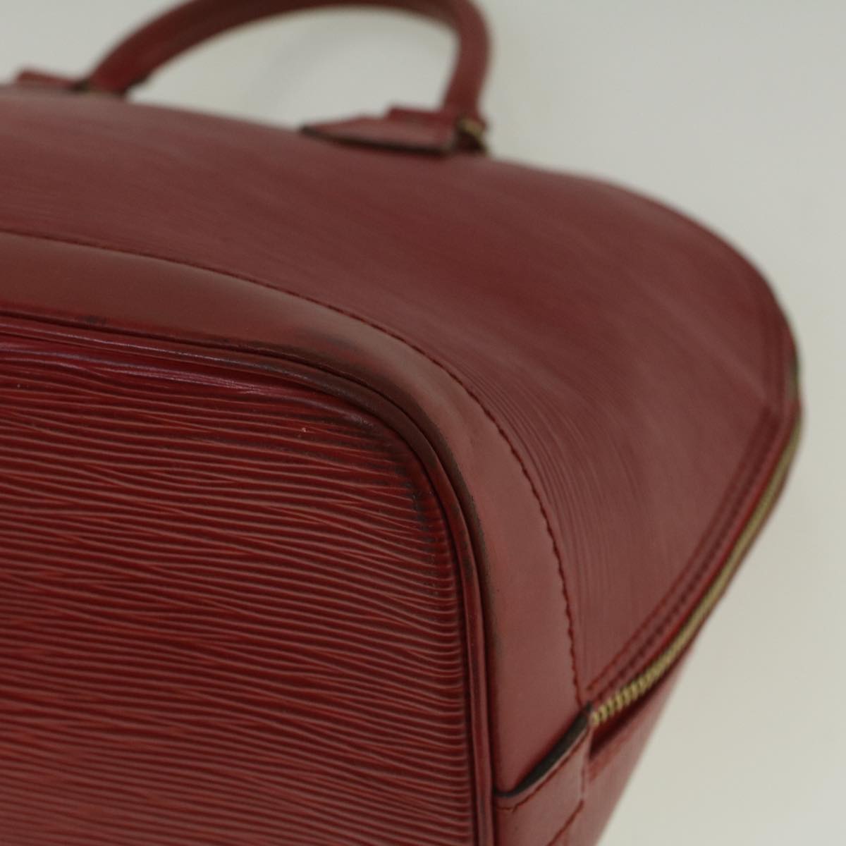 LOUIS VUITTON Epi Alma Hand Bag Castilian Red M52147 LV Auth 59214