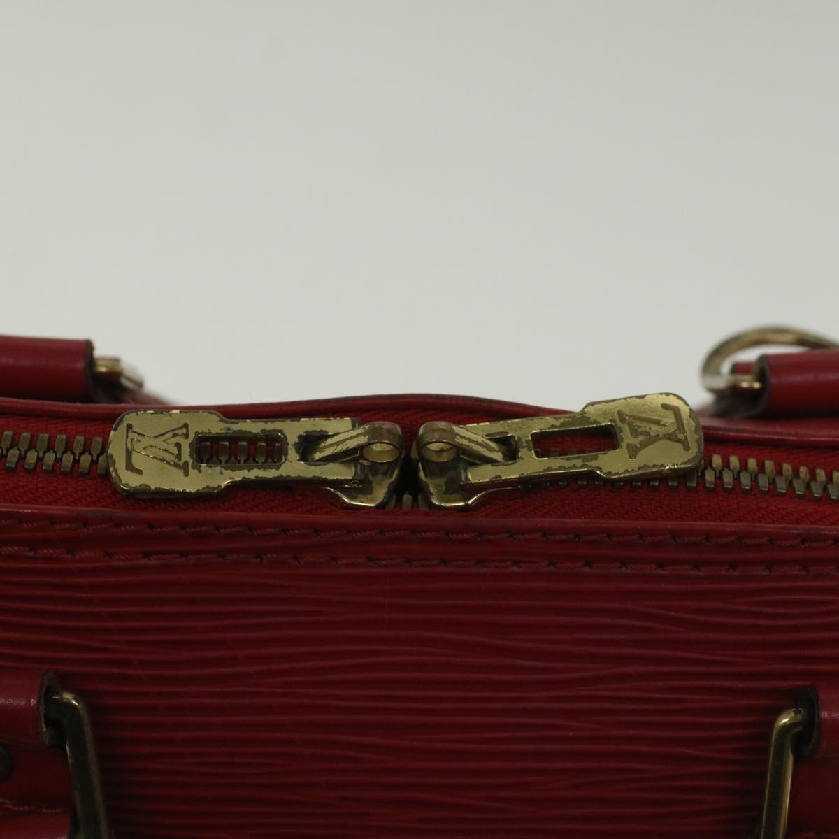 LOUIS VUITTON Epi Alma Hand Bag Castilian Red M52147 LV Auth 59214
