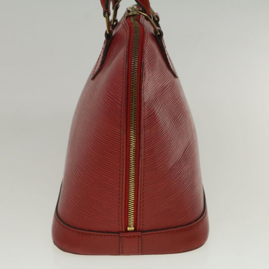 LOUIS VUITTON Epi Alma Hand Bag Castilian Red M52147 LV Auth 59214