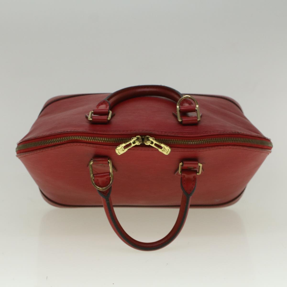 LOUIS VUITTON Epi Alma Hand Bag Castilian Red M52147 LV Auth 59214