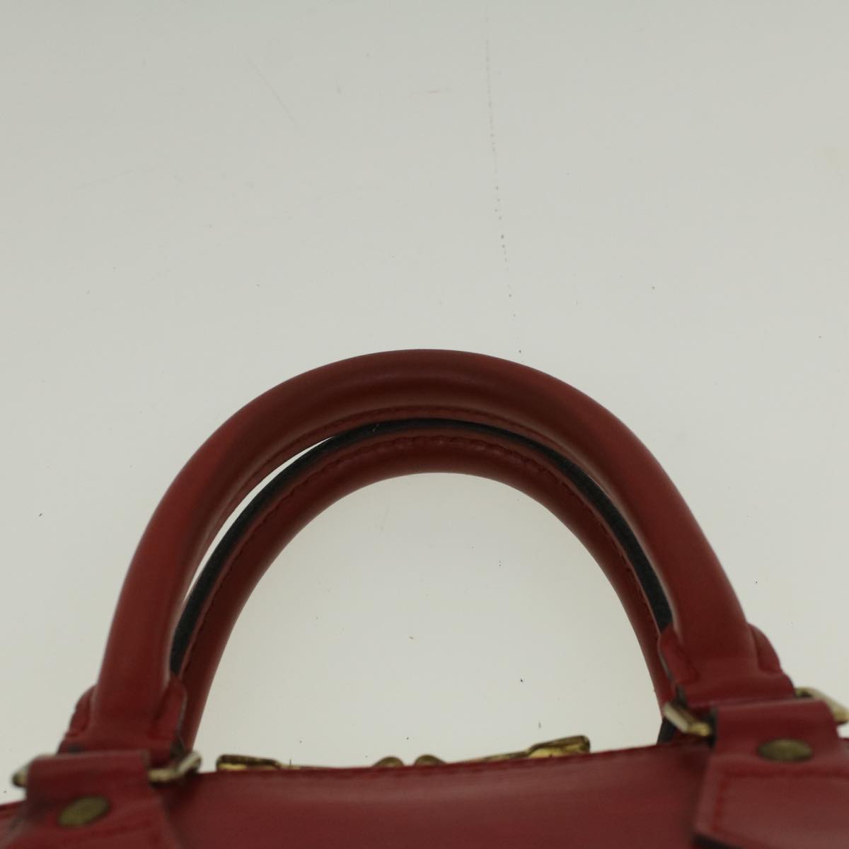 LOUIS VUITTON Epi Alma Hand Bag Castilian Red M52147 LV Auth 59214