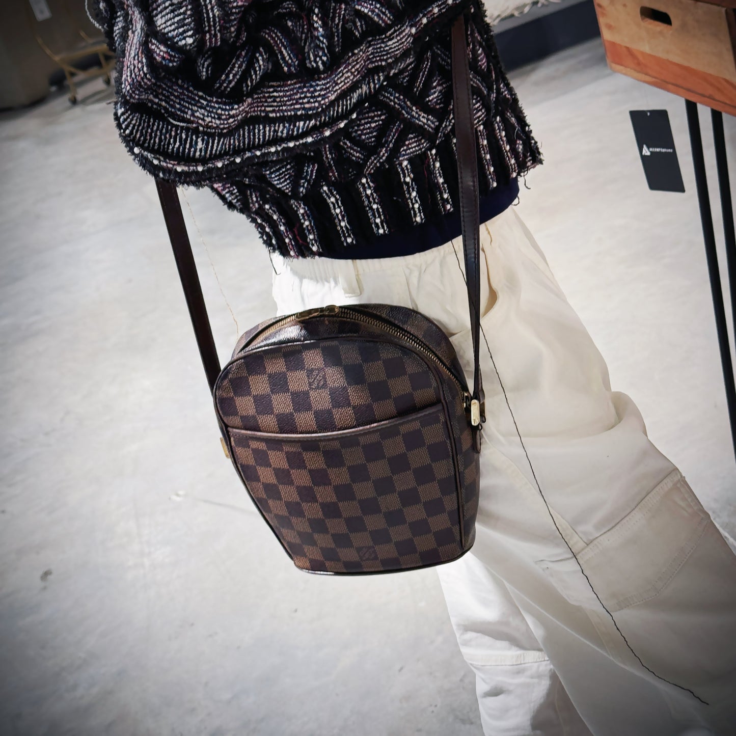 Louis Vuitton Damier Ebene Ipanema Bag TWS