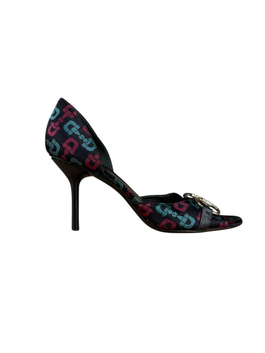 Gucci   Horsebit Open Toe Pumps