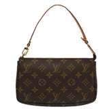 Louis Vuitton Pochette Accessoire  Canvas Clutch Bag